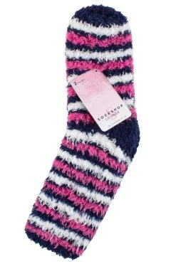 2 Pair Fluffy And Cosy Leisure Socks Ladies - SOCKSHOP