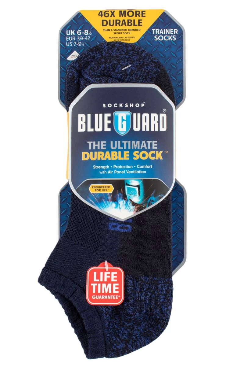 Mens 1 Pair Blueguard Trainer Socks