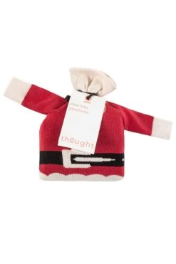 Mens 1 Pair Thought Nicholas Christmas Jumper Organic Cotton Gift Bagged Socks