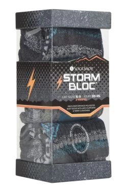 Mens 3 Pair Storm Bloc Square Gift Boxed Socks