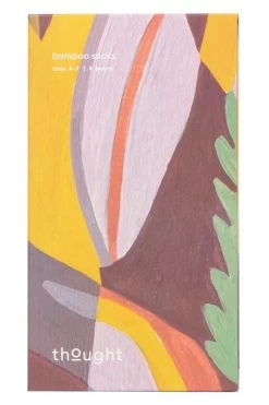 Ladies 4 Pair Thought Maeve Bamboo Floral Gift Boxed Socks