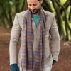 1 Pack And Made In Scotland Check 100% Cashmere Scarf Unisex - Great & British Knitwear