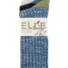 Ladies 2 Pair Elle Chunky Ribbed Boot Socks