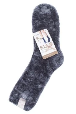 2 Pair Chenille Leisure Socks Ladies - Elle