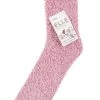 Ladies 2 Pair Elle Cosy Bed & Slipper Socks