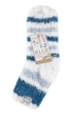 2 Pair Fluffy And Cosy Blissful Bed Time Socks Ladies - Elle