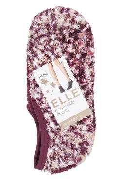 2 Pair Cosy Mary Jane Socks Ladies - Elle