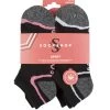 Ladies 6 Pair SOCKSHOP Performance Sport Half Cushioned Tech Trainer Socks