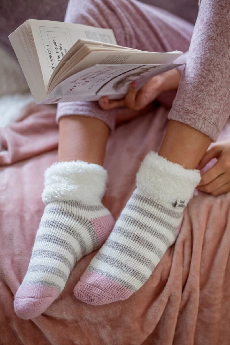 1 Pair Sleep Turn Over Cuff Socks Ladies - Heat Holders - Image 2