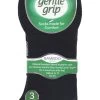 3 Pair Plain Bamboo Socks Men's - Gentle Grip