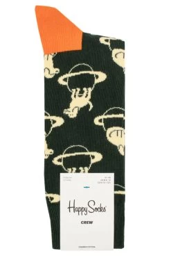 Mens And Ladies 1 Pair Happy Socks Space Dog Socks