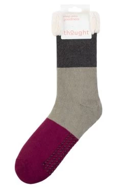 Mens 1 Pair Thought Orion Organic Cotton Cabin Socks