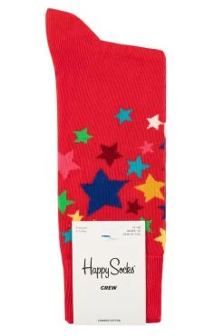 Mens And Ladies 1 Pair Happy Socks Stars Socks