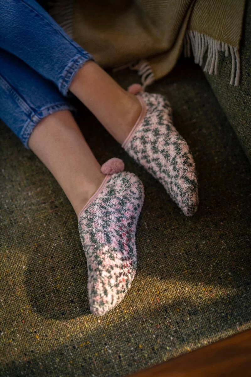 2 Pair Cosy Mary Jane Socks Ladies - Elle - Image 2