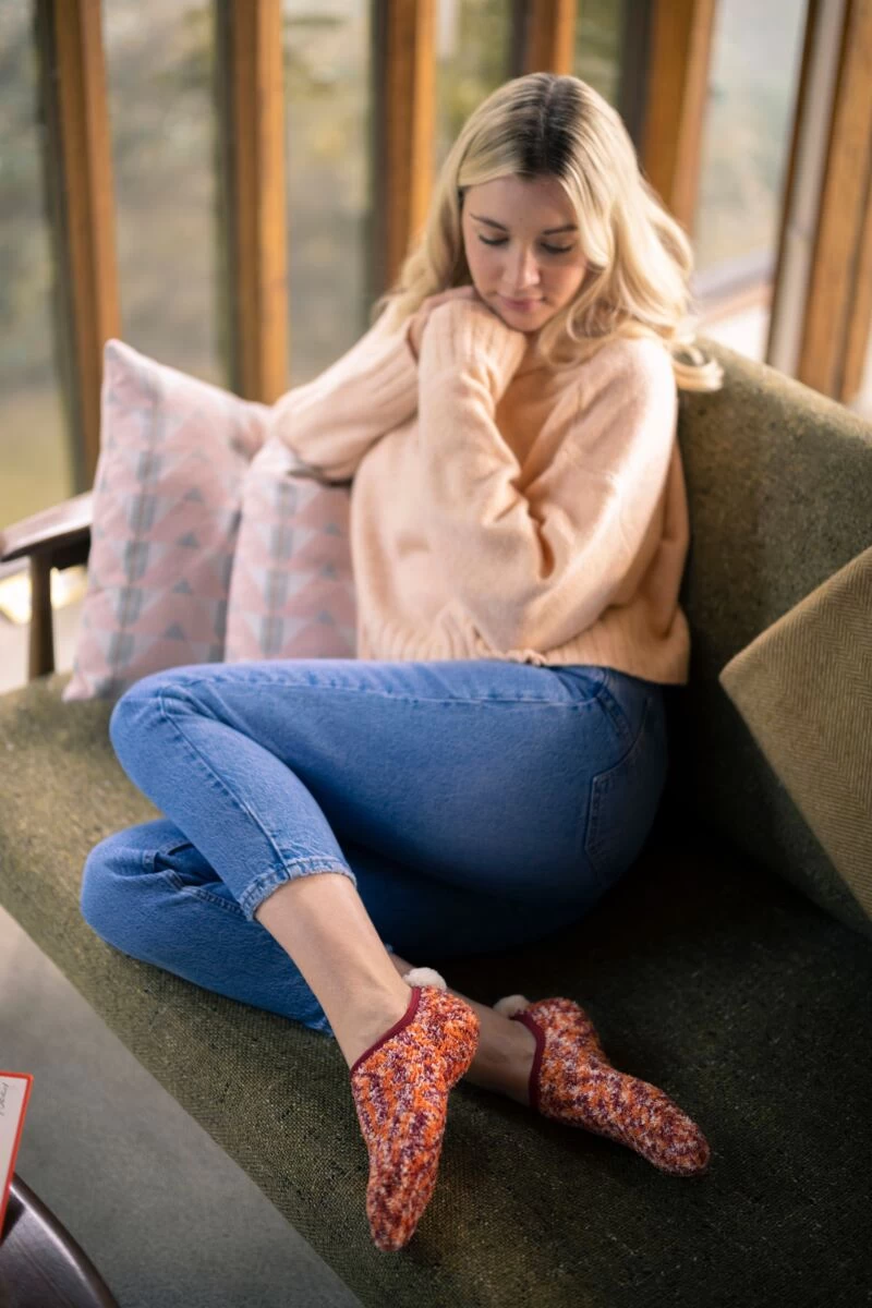 2 Pair Cosy Mary Jane Socks Ladies - Elle - Image 3