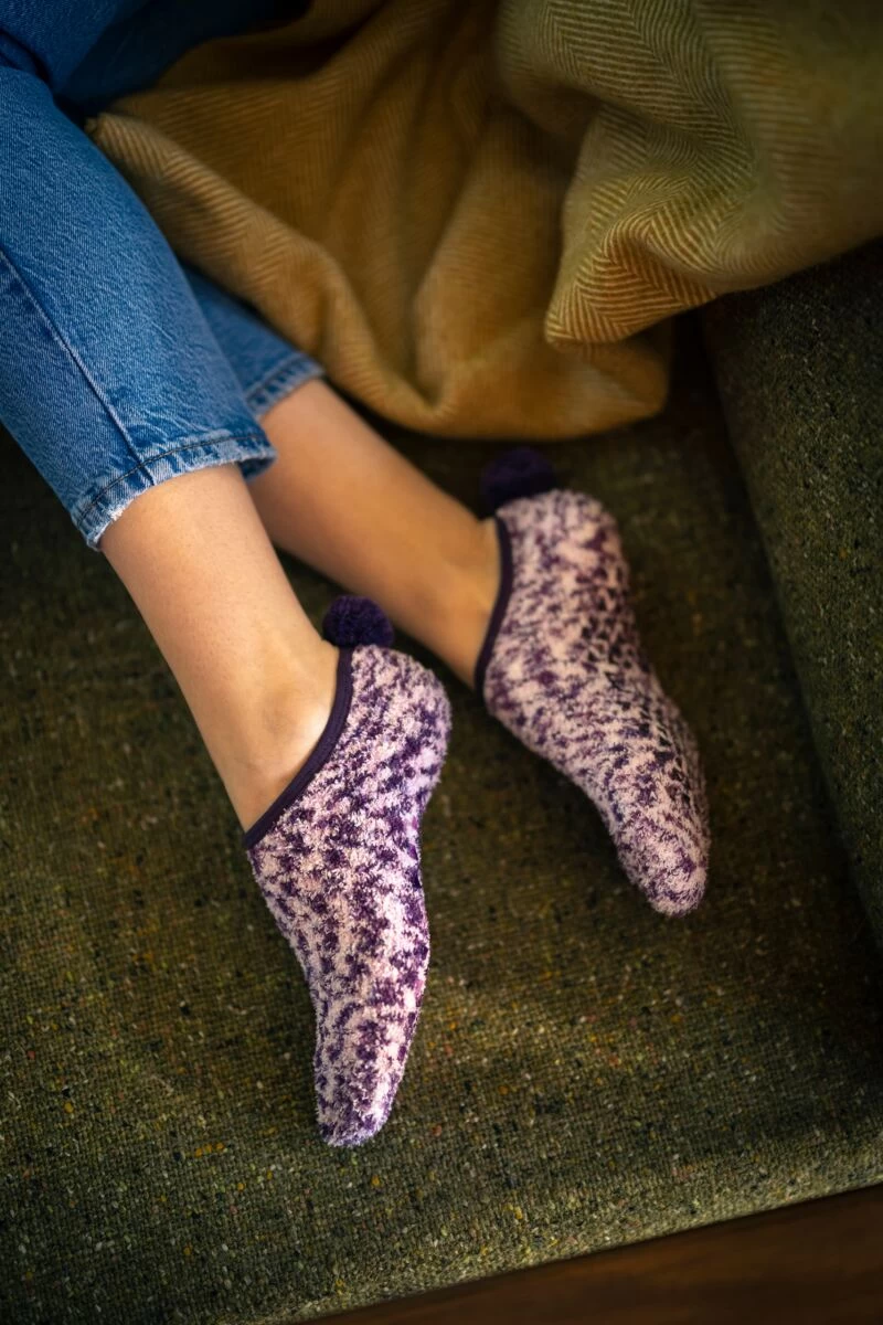 2 Pair Cosy Mary Jane Socks Ladies - Elle - Image 6