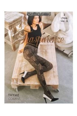 Ladies 1 Pair Trasparenze Thyme All Over Animal Print Tights