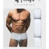 Mens 3 Pack Pringle Cotton High Rise Briefs