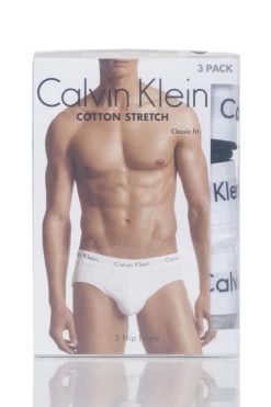 3 Pack Cotton Stretch Hip Briefs Men's - Calvin Klein