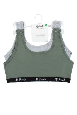 Ladies 2 Pack Pringle Smooth Silhouette Non-Wired Cotton Bralettes