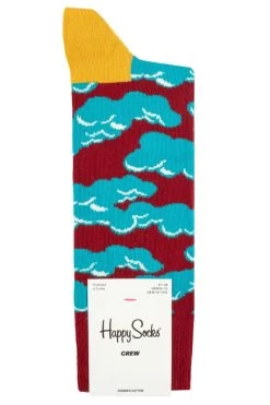 Mens And Ladies 1 Pair Happy Socks Under The Clouds Socks