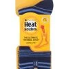 Mens 1 Pair SOCKSHOP Heat Holders 1.0 TOG Ultralite Striped, Argyle And Patterned Socks