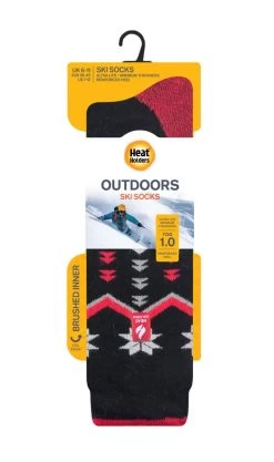 Mens 1 Pair SOCKSHOP Heat Holders 1.0 TOG Slalom Adventure Ultra Lite Ski Socks