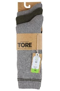 Mens 3 Pair SOCKSHOP TORE 100% Recycled Fashion Cotton Sports Socks