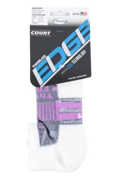 1 Pair Edge Tennis Micro Mini Crew Socks Unisex - Thorlos