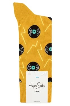 Mens And Ladies 1 Pair Happy Socks Vinyl Socks