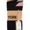 Ladies 3 Pair SOCKSHOP TORE 100% Recycled Heel And Toe Cotton Socks