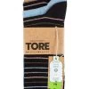 Ladies 3 Pair SOCKSHOP TORE 100% Recycled Multi Stripe Cotton Socks