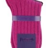 1 Pair 85% Cashmere Rib Socks Ladies - Pantherella