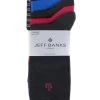 7 Pair New Oxford Plain Socks With Contrast Tipping Men's - Jeff Banks