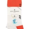 Mens 7 Pair Jeff Banks Recycled Cotton Patterned Trainer Socks