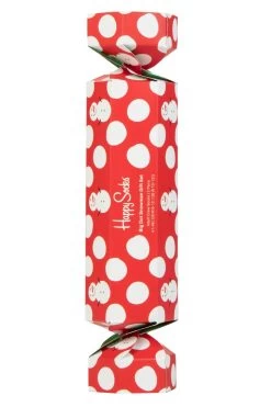 Mens And Ladies 2 Pair Happy Socks Big Dot Snowman Gift Boxed Socks