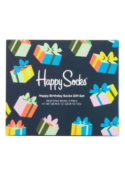 Happy Socks 2 Pair Happy Birthday Gift Boxed Socks