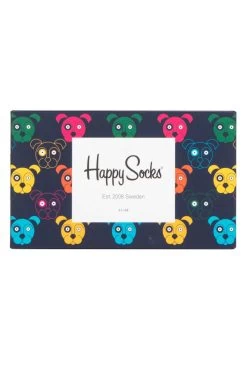 Happy Socks 3 Pair Mixed Dog Gift Boxed Socks