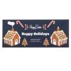 Mens And Ladies 4 Pair Happy Socks Gingerbread Cookies Gift Boxed Socks