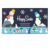 Mens And Ladies 3 Pair Happy Socks Snowman Gift Boxed Socks