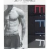 Mens 3 Pair Jeff Banks Boxer Trunks