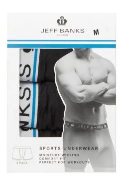 Mens 3 Pack Jeff Banks Sports Underwear
