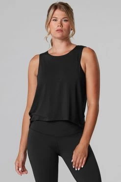 Ladies 1 Pack Tavi Noir High Low Tank Top